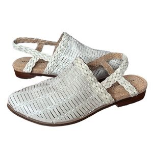 Kelsi Dagger Brooklyn Spencer Slingback Mule Shoes in Macaroon